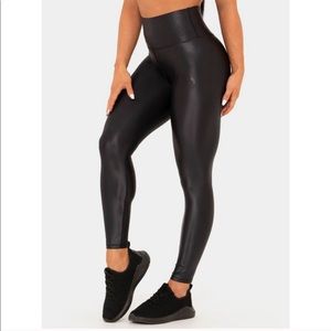 Ryderwear wet look leggings small